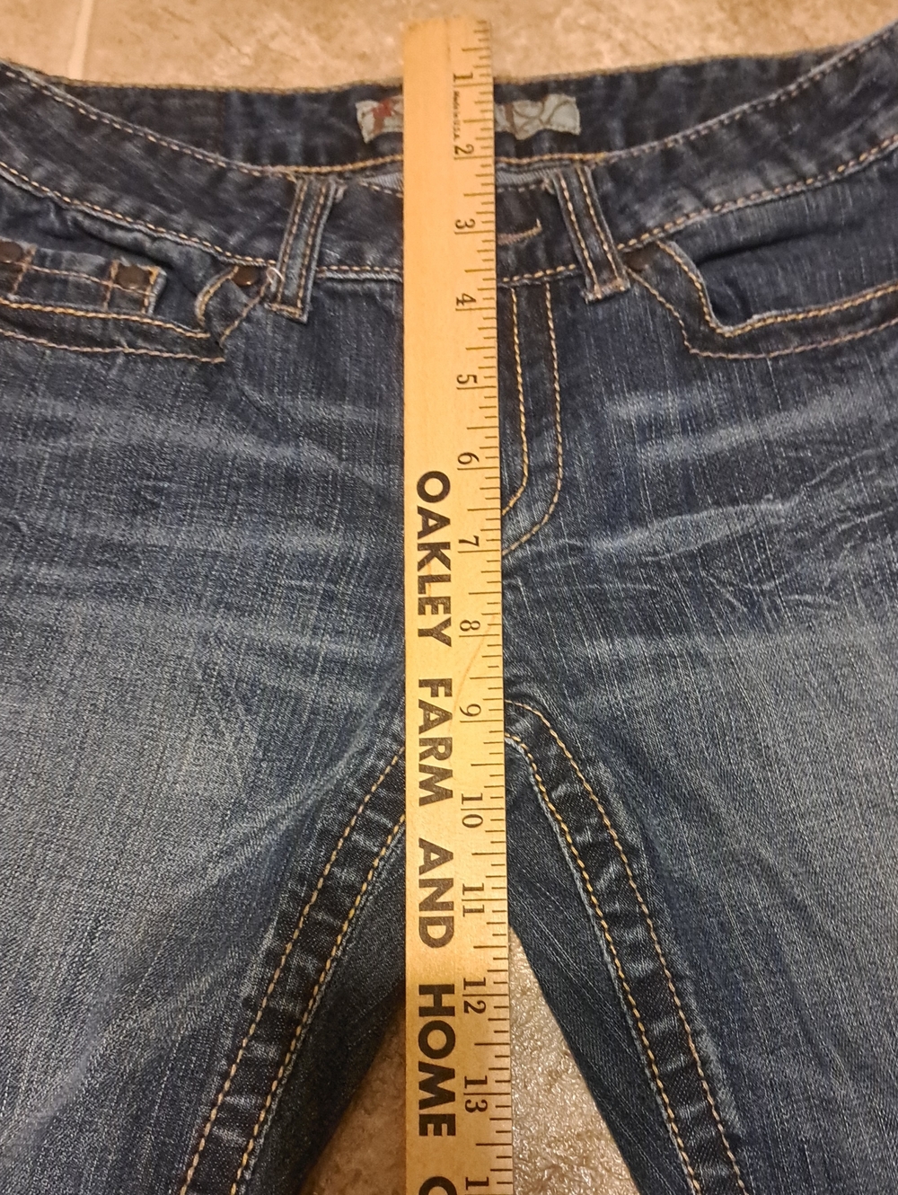 BKE Women's Dark Blue Cropped Ankle Jeans. Size 26 Lexi. - Picture 7 of 13